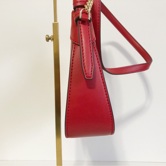 🌸New Michael Kors Wilma Red Small  2 Way Crossbody Bag - Picture 4 of 8